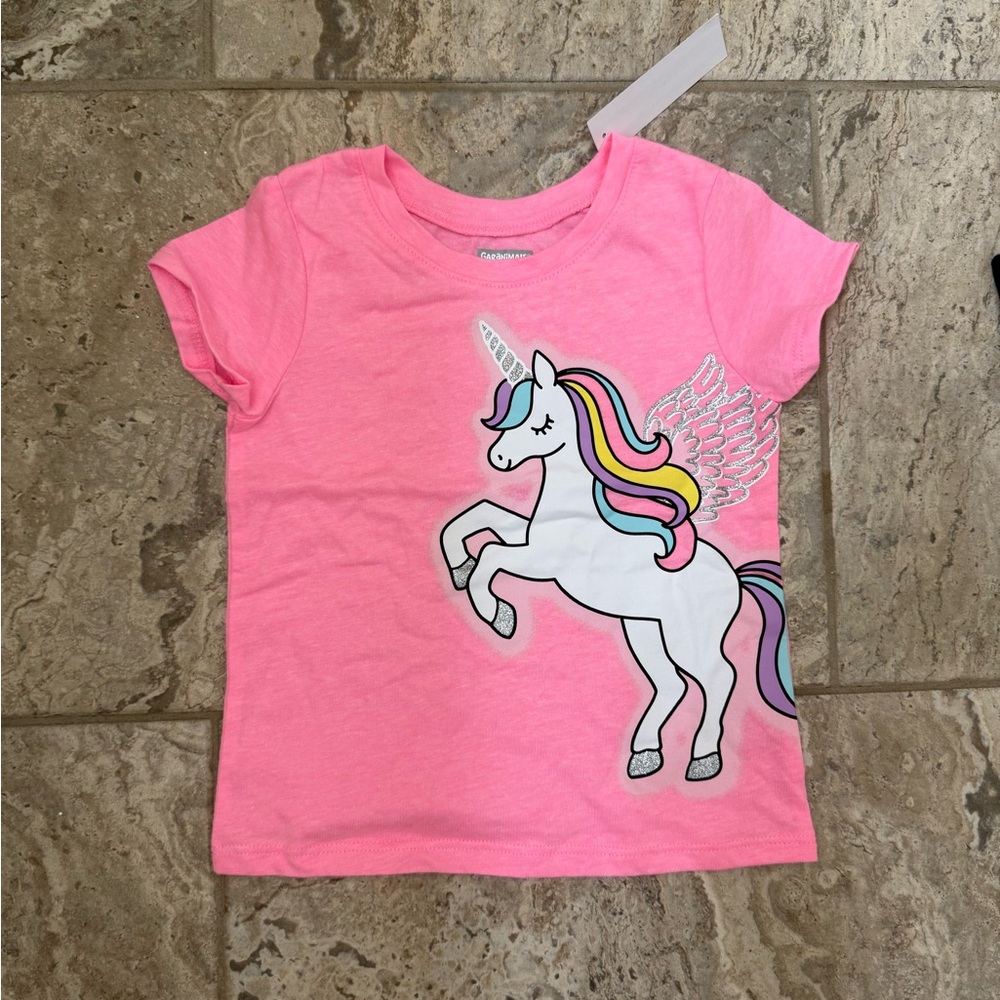 NWT Size 2T Garanimals Pink Unicorn Tee